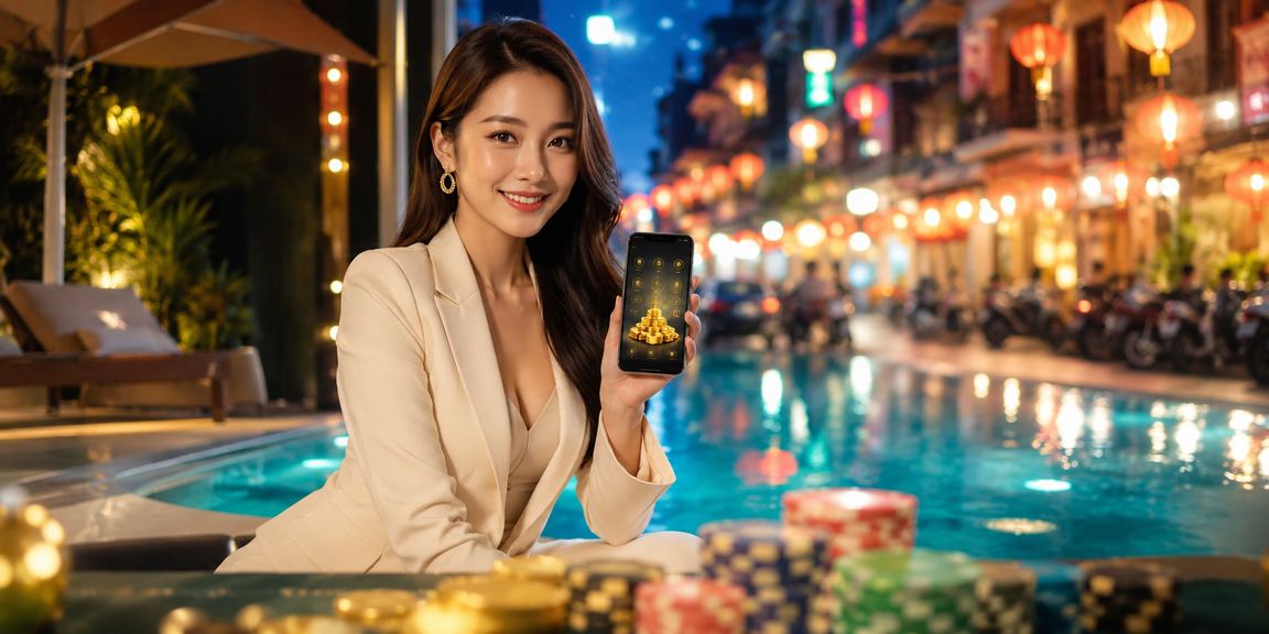 Người dùng Việt Nam thực hiện thanh toán tại 7600 trên điện thoại